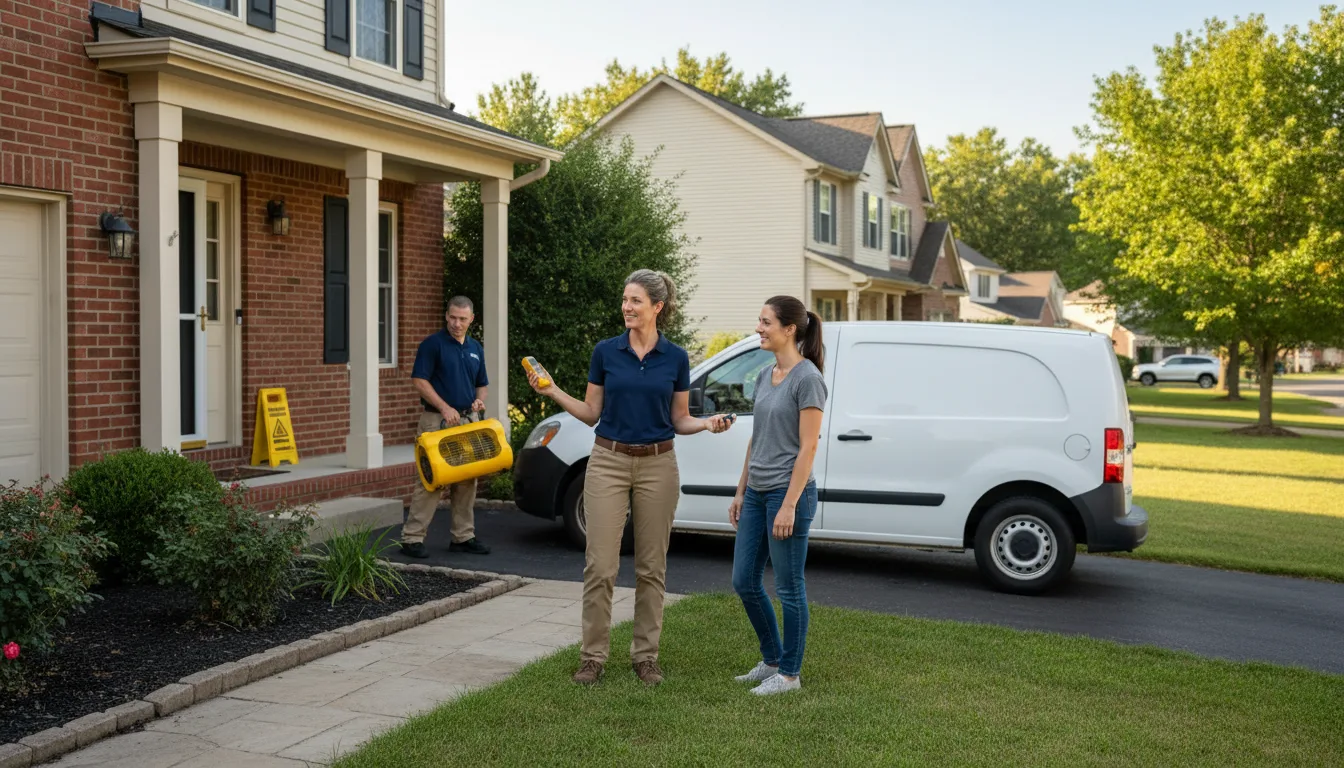Residential water damage restoration in Swansea, SC